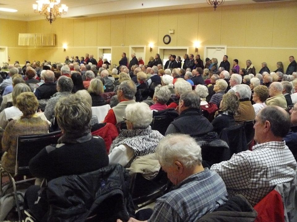Rally in support of the Admiral Collingwood development